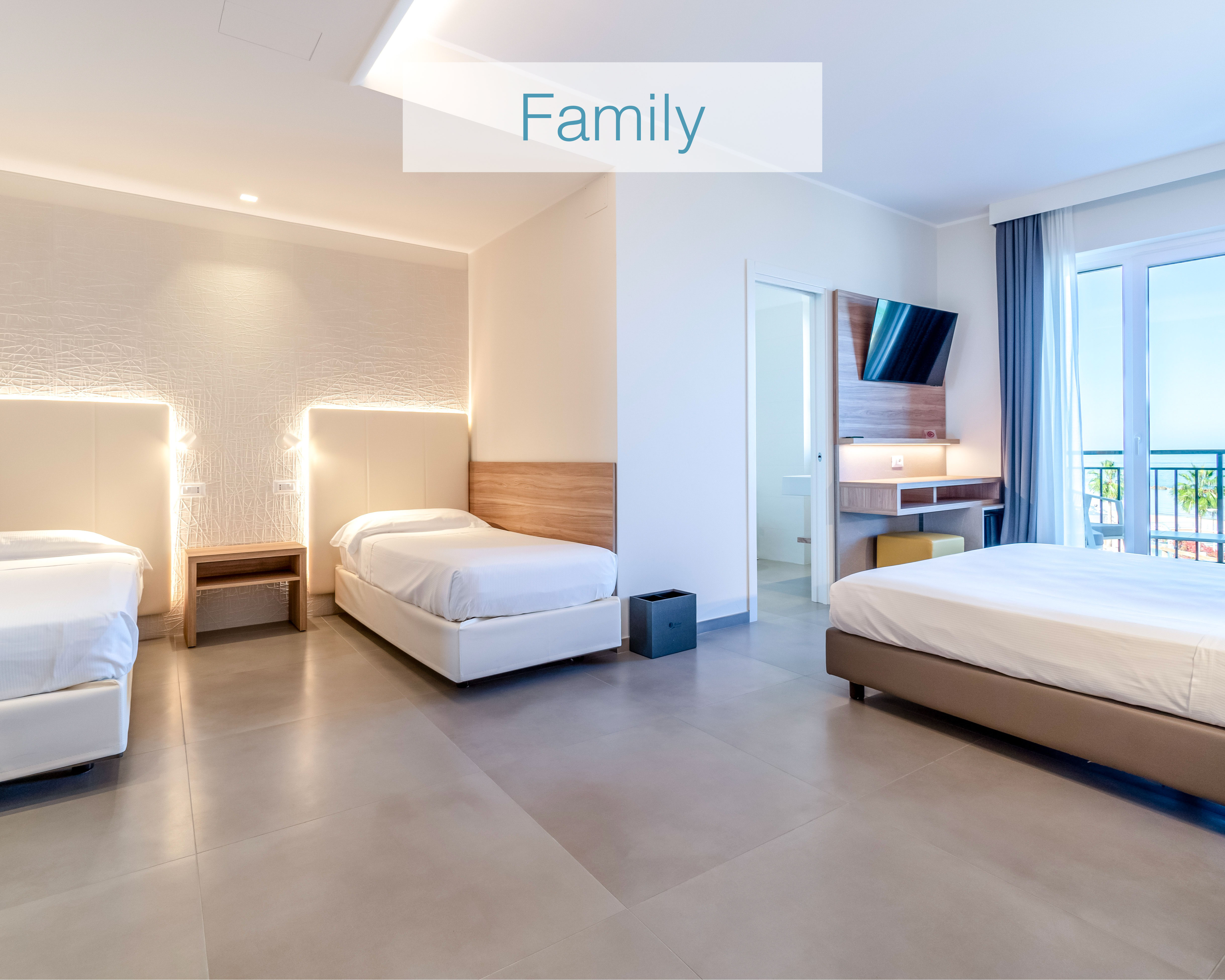 Camere Family - hotel Meridiano Termoli